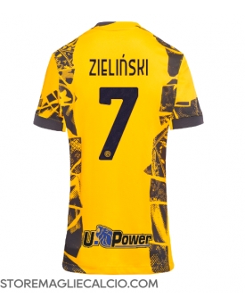Inter Milan Piotr Zielinski #7 Maglia Gara Terza Repliche 2024-25 Donna Maniche Corte